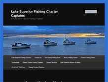 Tablet Screenshot of lakesuperiorfishing.net